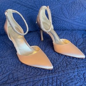 Naturalizer Satin Heels with jewel embellishments